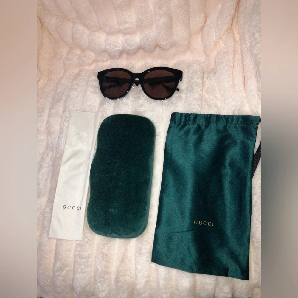 Gucci 56MM Round Sunglasses Authentic